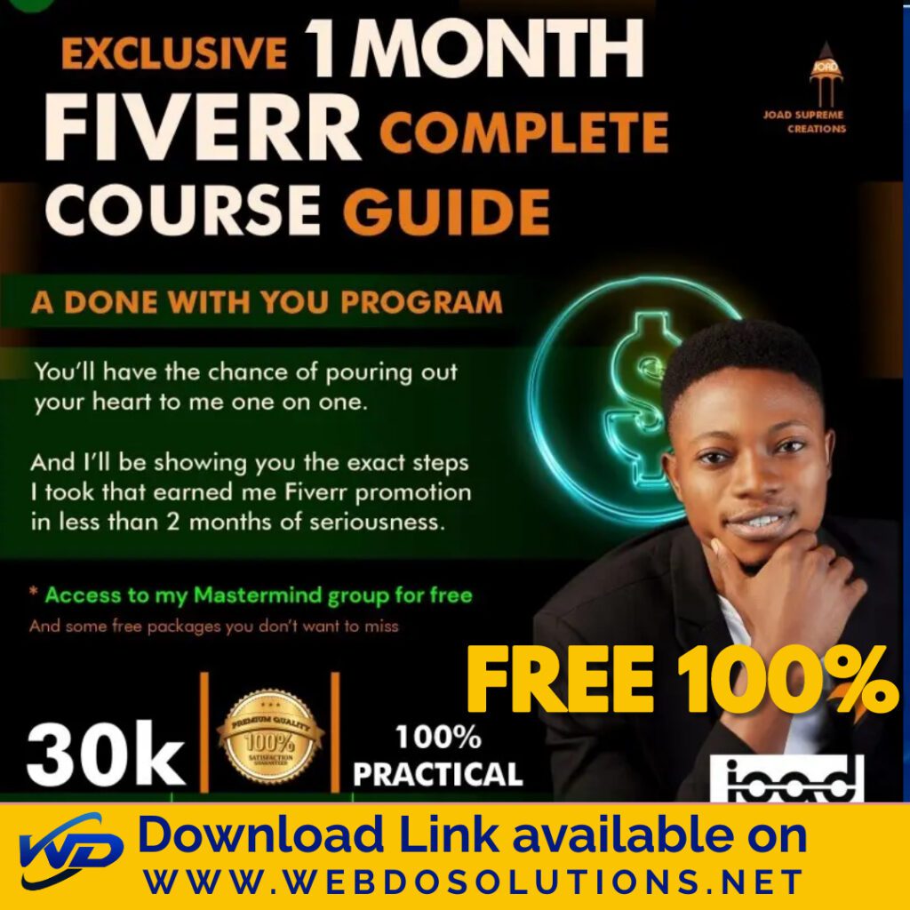Advanced Fiverr Course Free