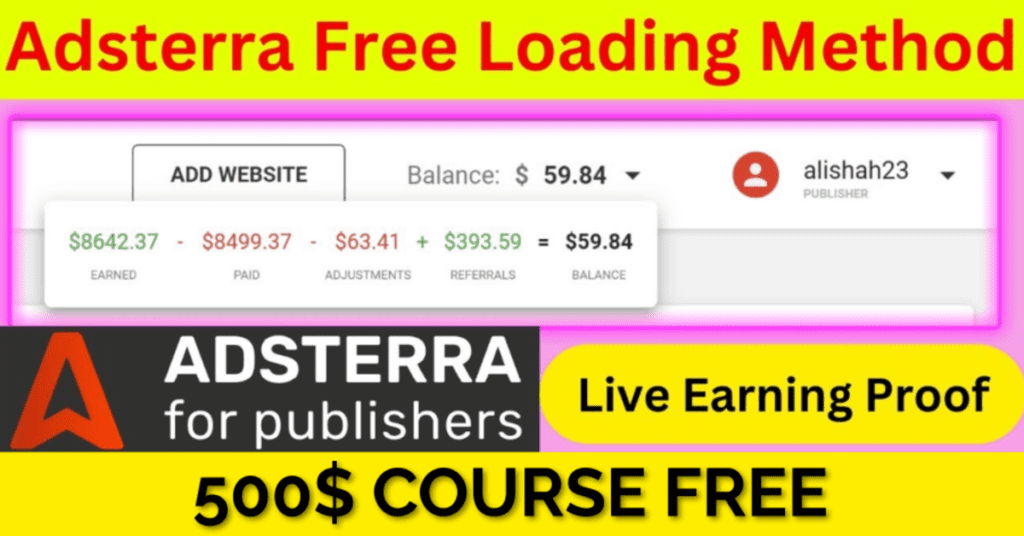 Unleash Your Earnings: The Ultimate Adsterra Publishers Earning Course!